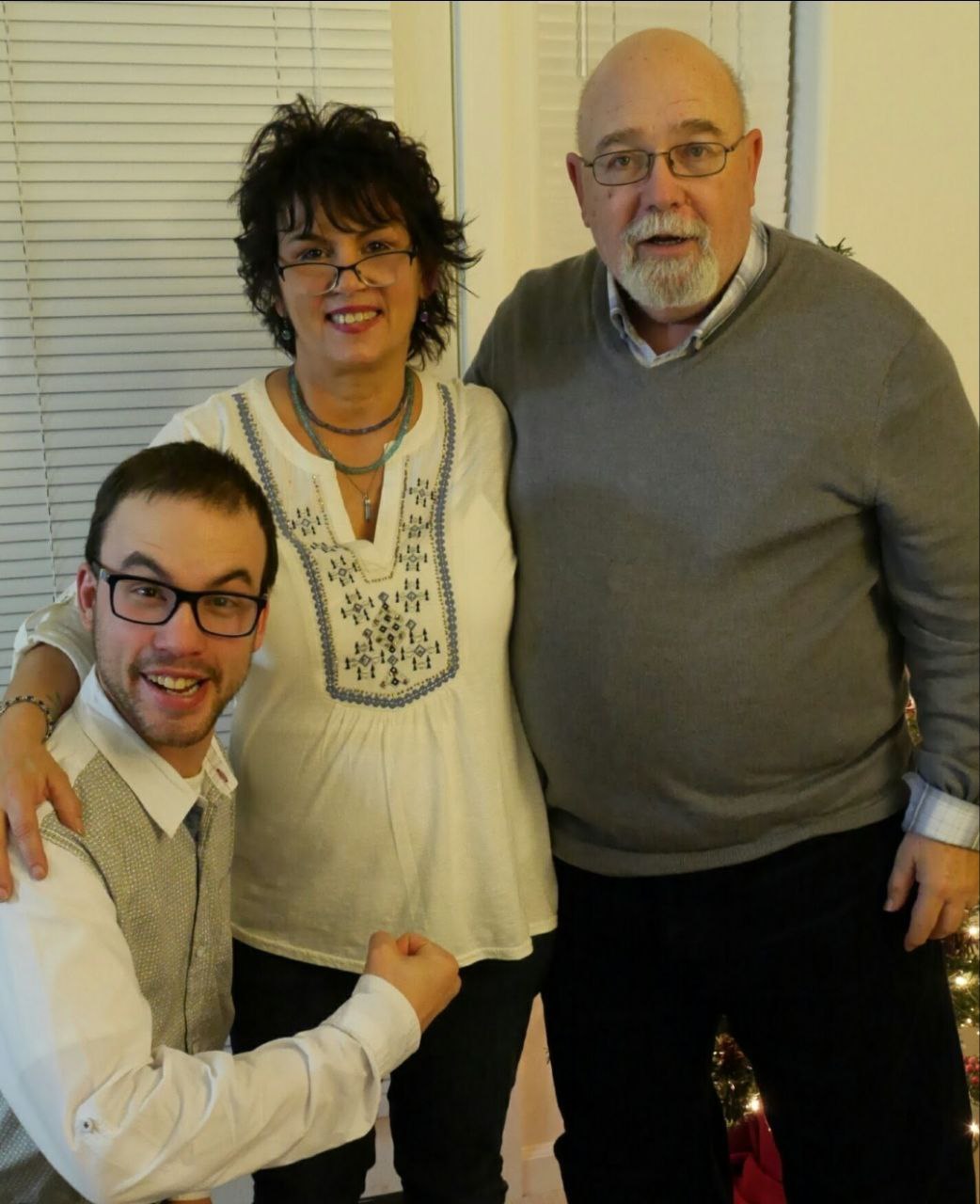 Holiday portrait, three together