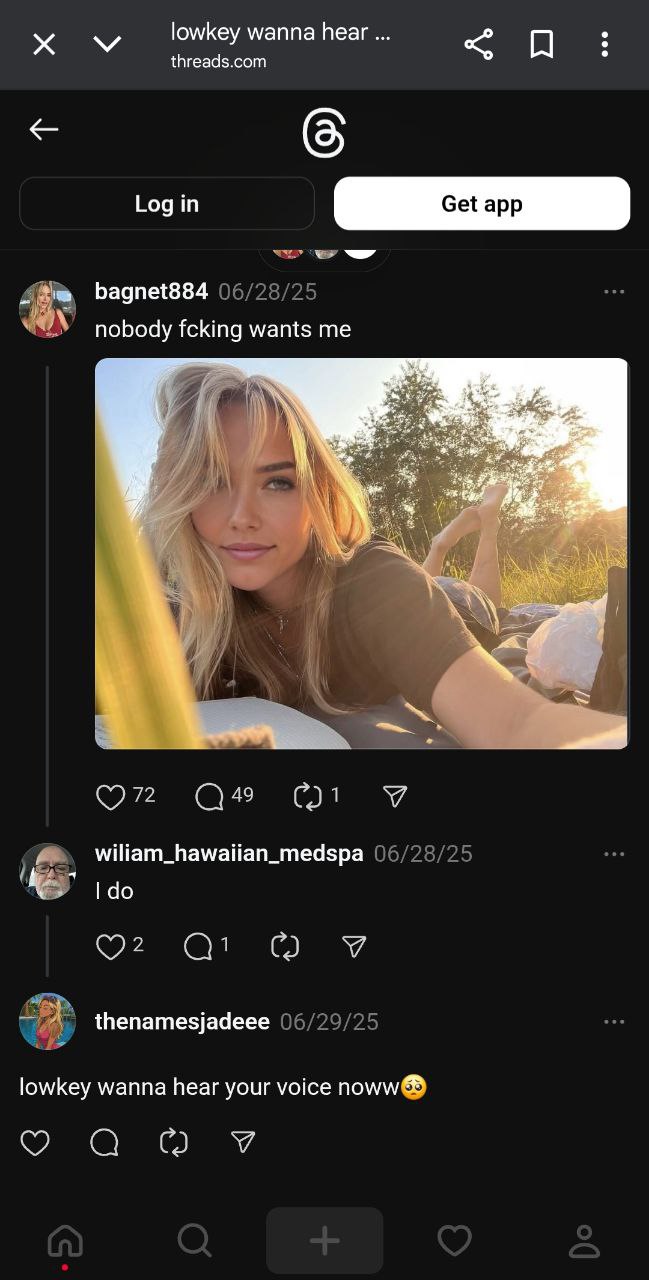 Thirst reply 'I do'