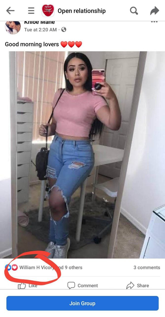 Instagram 'pretty' comment